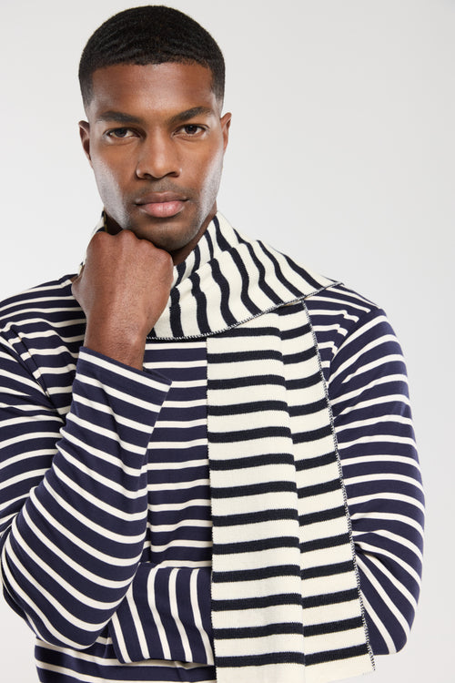 Striped scarf - wool - Armor-lux - 1