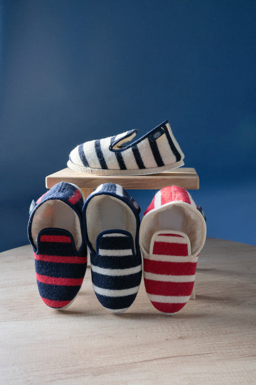 Striped slippers size 35 to 43 - wool - Armor-lux - 3