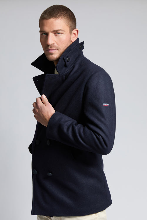 Caban marin Cap Sizun - drap de laine - Armor-lux - 1