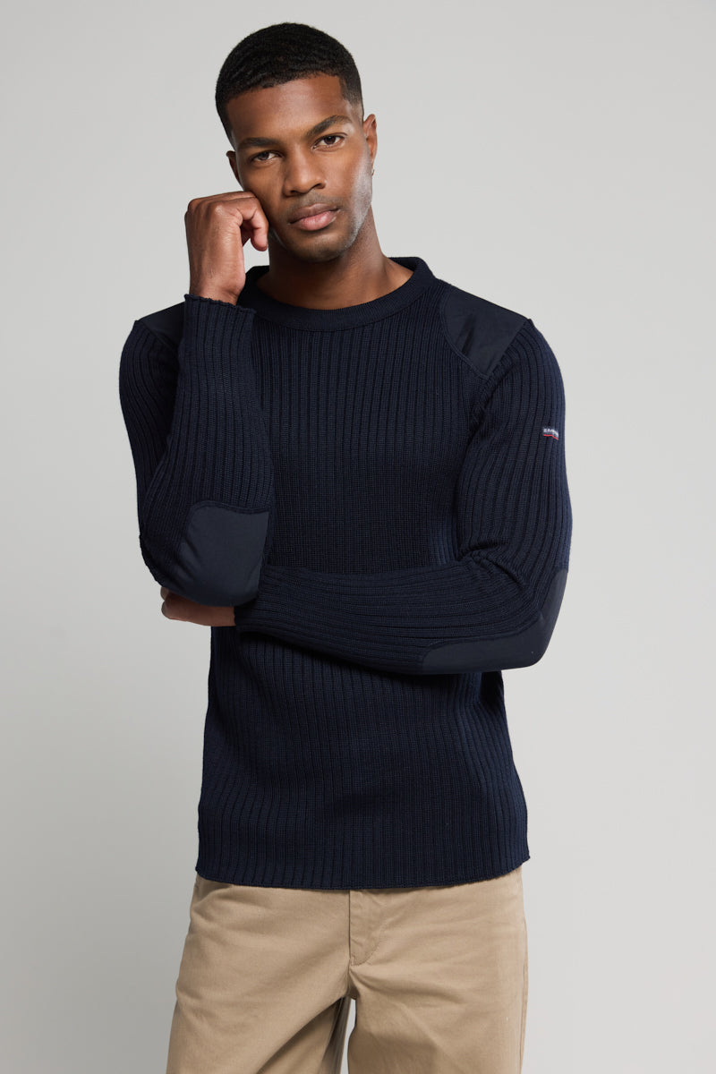Style Maritime Intemporel Pull Marin Armor Lux Binic - Laine Et Acrylique 50/50 - Style Intemporel Made In France - Taille Classique Pull Laine Acrylique Binic