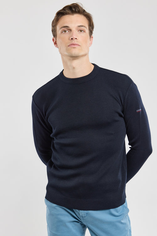 Pull col rond Dinan - laine et acrylique - Armor-lux - 1