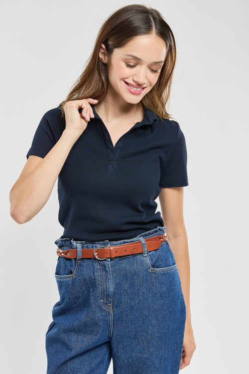 Polo Marine - coton peigné - Armor-lux - 1