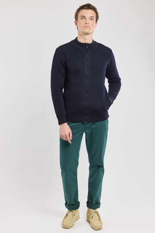 Full zip cardigan - wool - Armor-lux - 3