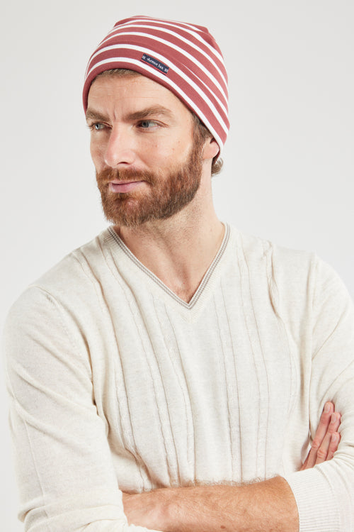 Bonnet rayé - coton épais - Armor-lux - 1