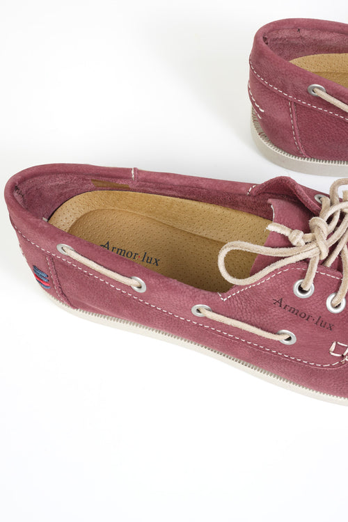 Chaussures bateau Fouesnant - cuir recyclé - Armor-lux - 2