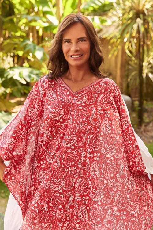 Coeur De Miss - Robe caftan recto-verso Joie - Armor-lux - 5