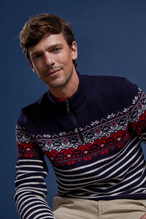 Pull de Noël - 100% matières recyclées - Armor-lux - 2