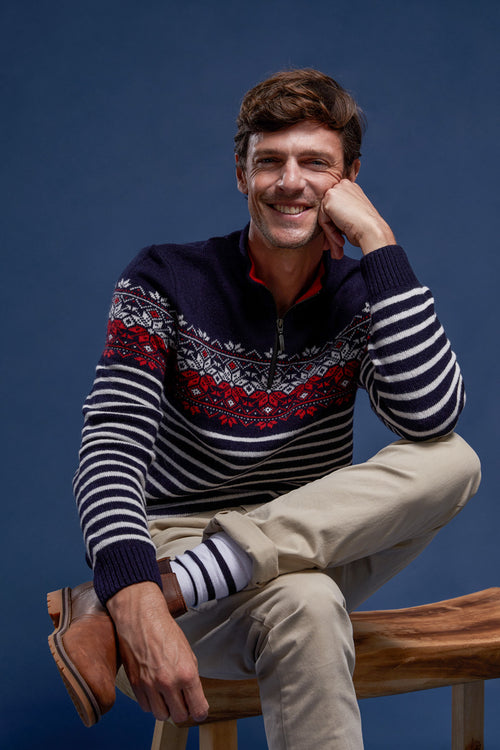 Pull de Noël - 100% matières recyclées - Armor-lux - 4