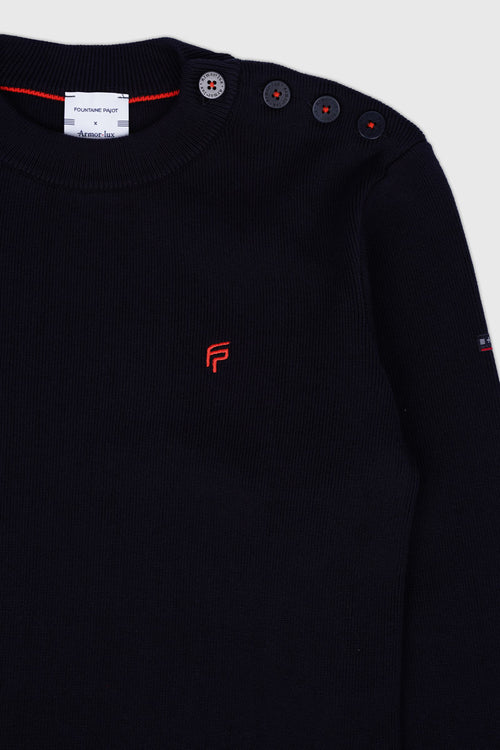 Pull marin Homme - Fountaine Pajot x Armor-lux - Armor-lux - 3