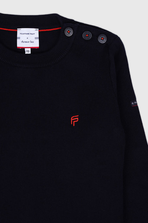 Pull marin Femme - Fountaine Pajot x Armor-lux - Armor-lux - 3