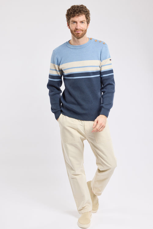 Pull marin avec coudières - laine - Armor-lux - 6