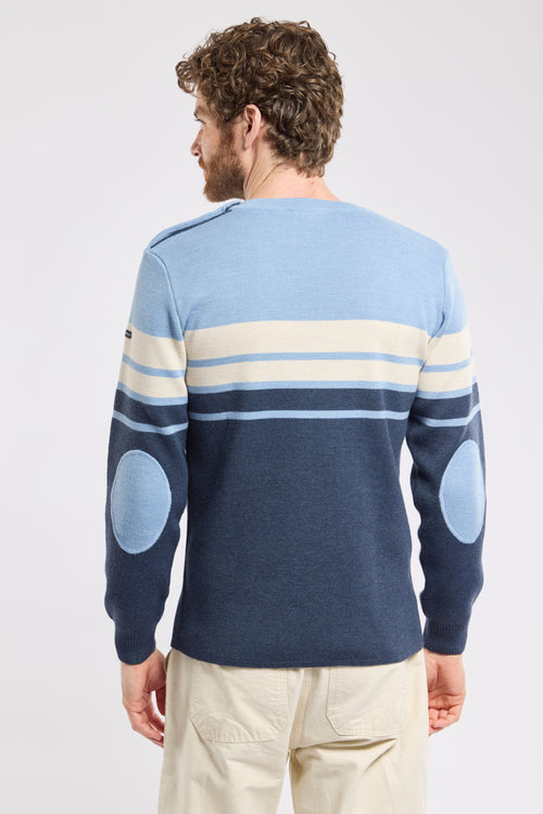 Pull marin avec coudières - laine - Armor-lux - 2