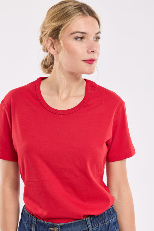 T-shirt col rond - coton - Armor-lux - 1