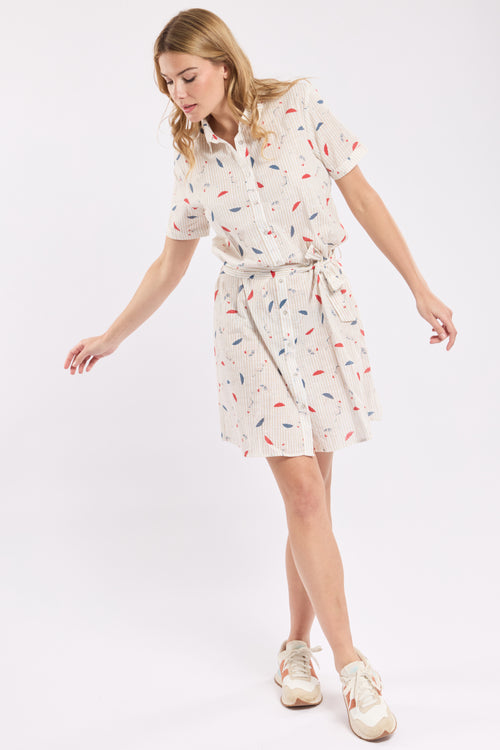 Robe chemise parasols - coton - Armor-lux - 2