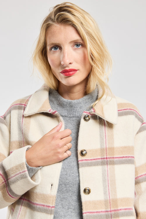 Veste à carreaux - laine - Armor-lux - 3