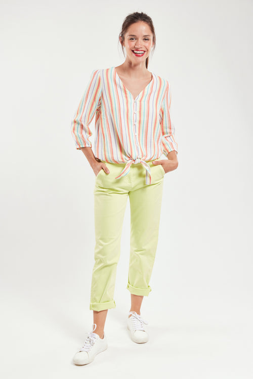 Tied blouse - cotton - Armor-lux - 2