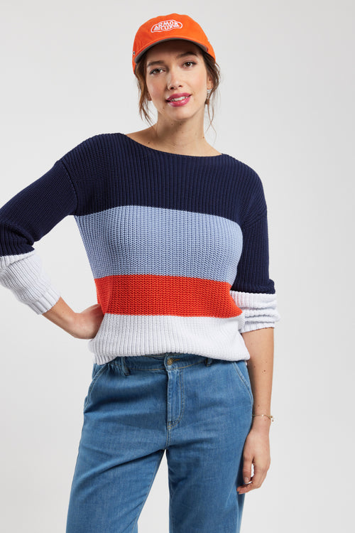 Pull maille perlée - coton - Armor-lux - 4