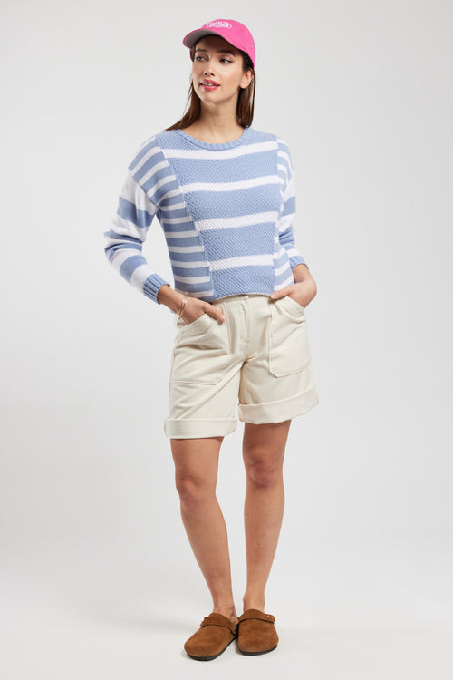 Pull maille fantaisie - coton - Armor-lux - 2