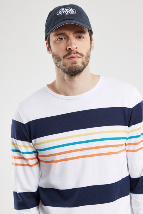 Matrosenshirt mit Streifenmuster – rustikale Baumwolle - Armor-lux - 2