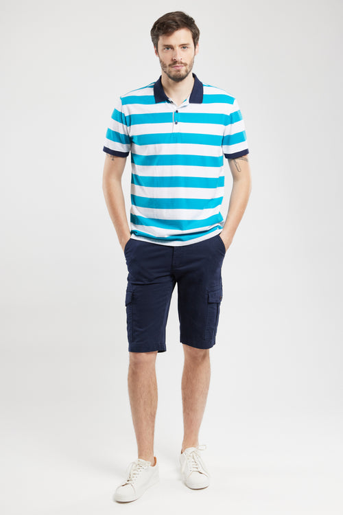 Striped polo shirt - light cotton - Armor-lux - 3