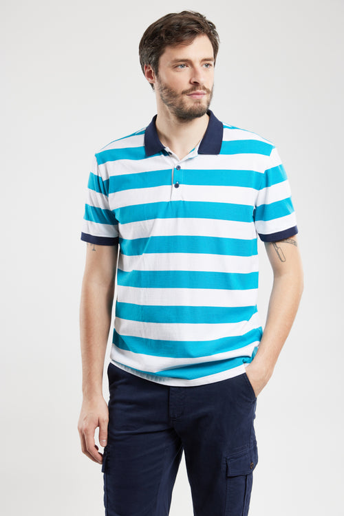 Striped polo shirt - light cotton - Armor-lux - 1