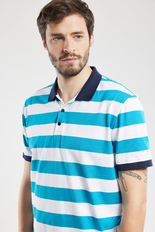 Striped polo shirt - light cotton - Armor-lux - 2