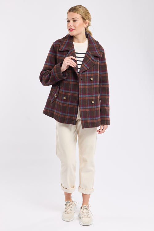 Deauville pea coat - wool - Armor-lux - 1
