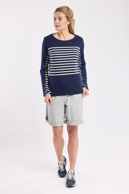 Matrosenshirt mit langen Ärmeln Deauville – Baumwolle - Armor-lux - 2