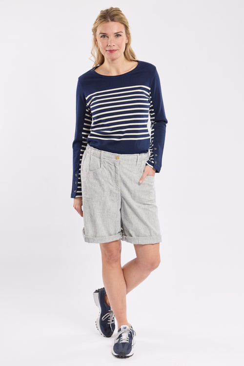 Matrosenshirt mit langen Ärmeln Deauville – Baumwolle - Armor-lux - 1