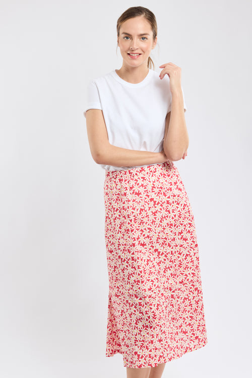 Jupe longue fleurie - coton - Armor-lux - 4