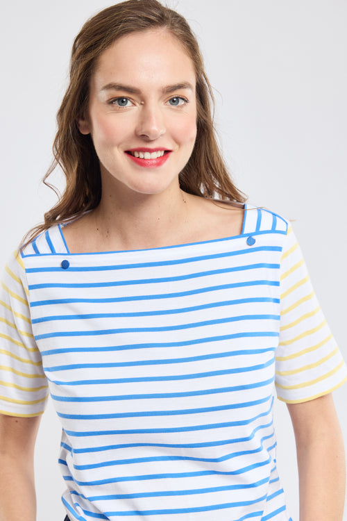 Two-colour Breton shirt - lightweight cotton - Armor-lux - 2