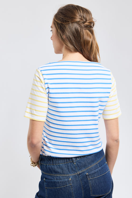 Two-colour Breton shirt - lightweight cotton - Armor-lux - 3