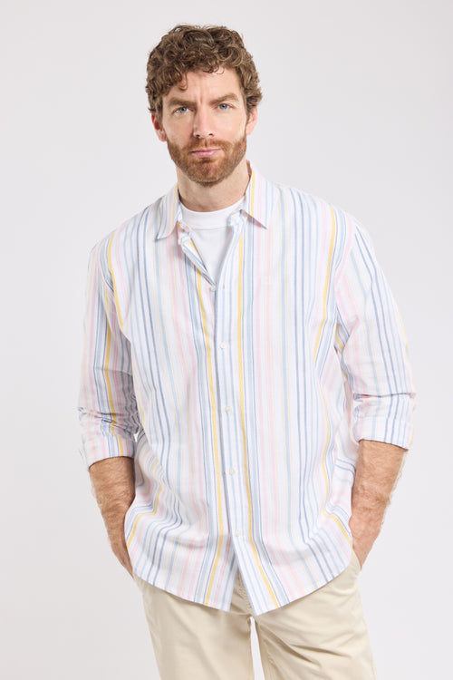 Chemise fines rayures - coton - Armor-lux - 1