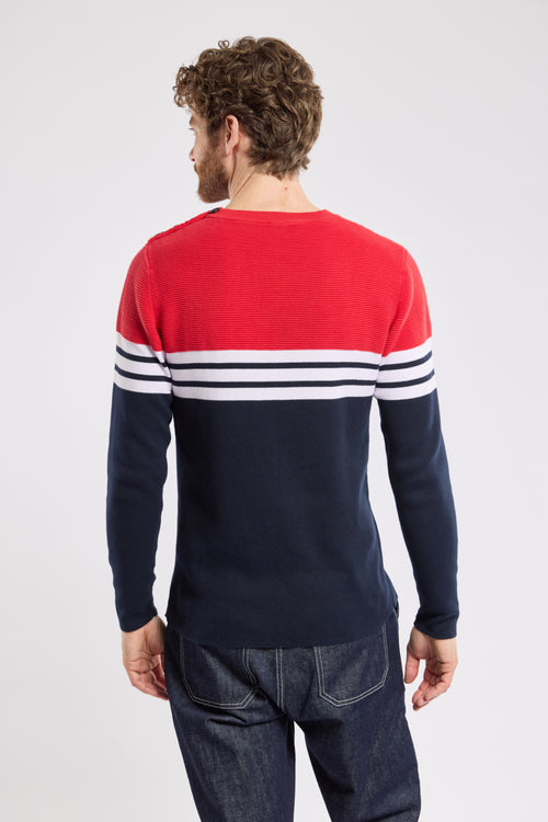Pull marin rayé - coton - Armor-lux - 2