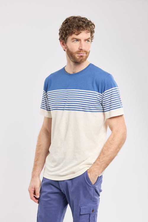 T-shirt rayé - coton et lin - Armor-lux - 2