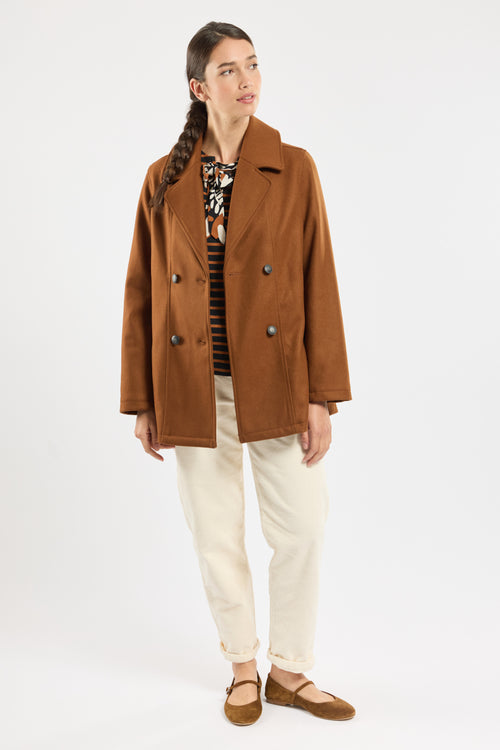 Deauville pea coat - wool - Armor-lux - 3