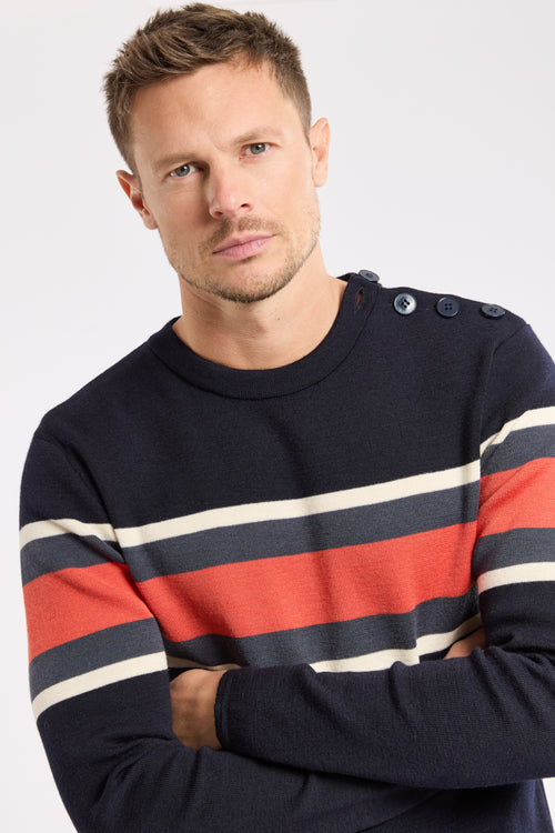 Gestreifter Pullover Deauville – Wolle - Armor-lux - 2