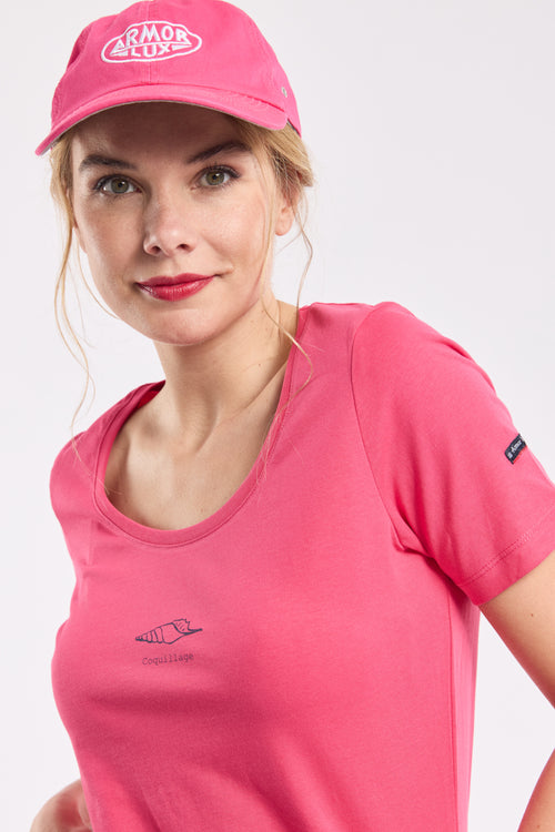 T-shirt uni coquillage - coton - Armor-lux - 2