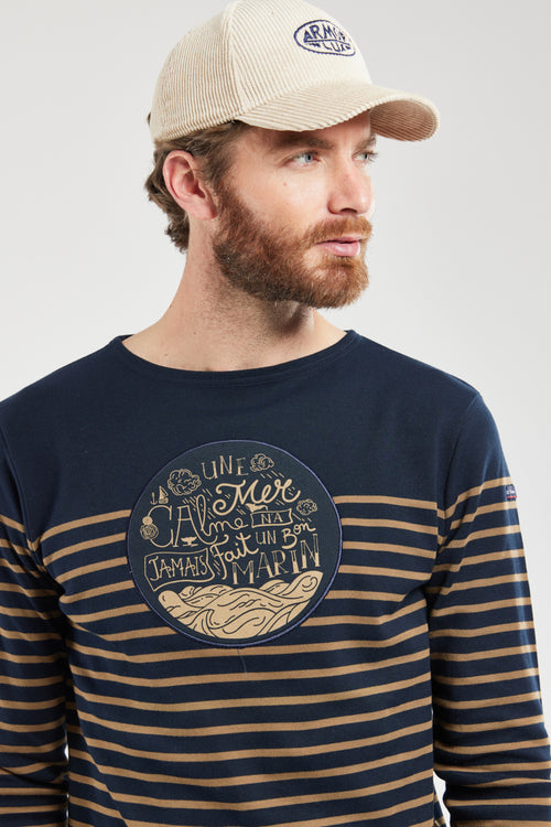 Marinière patch brodé - coton épais - Armor-lux - 3