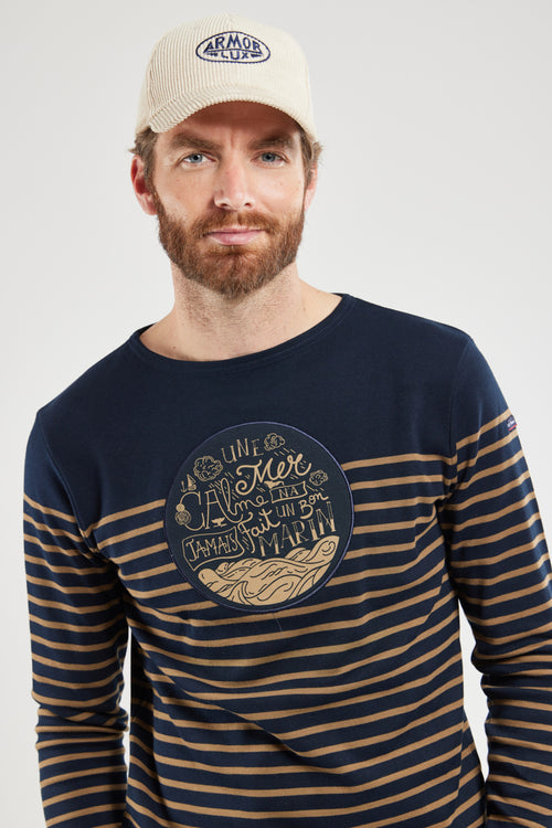 Marinière patch brodé - coton épais - Armor-lux - 4