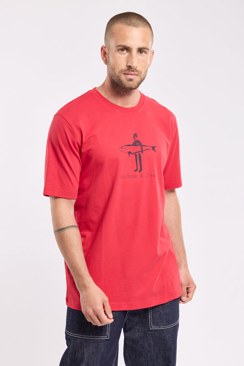 Sardine in the water T-shirt  - lightweight cotton - Armor-lux - 1