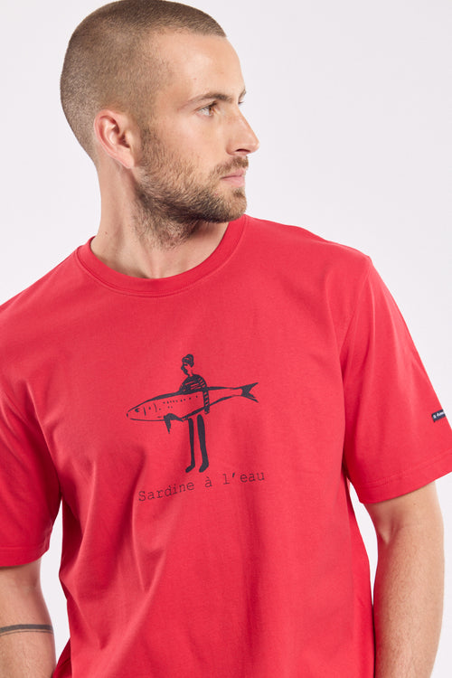 Sardine in the water T-shirt  - lightweight cotton - Armor-lux - 4