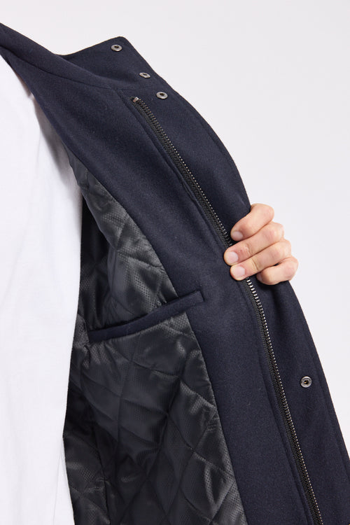 Badel mid-length coat - wool broadcloth - Armor-lux - 6