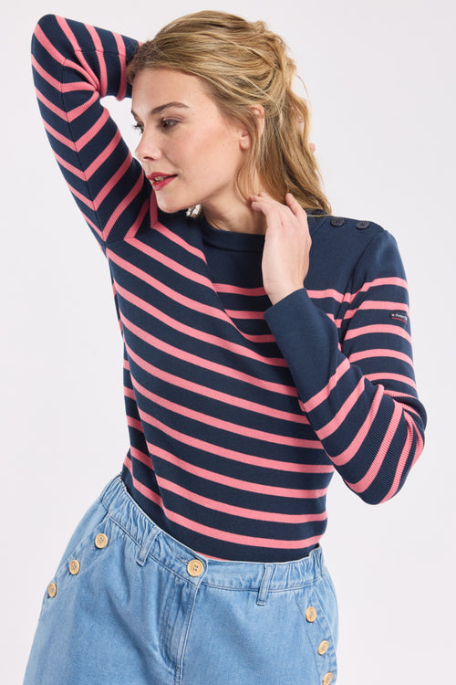 Pull marin rayé - coton - Armor-lux - 3