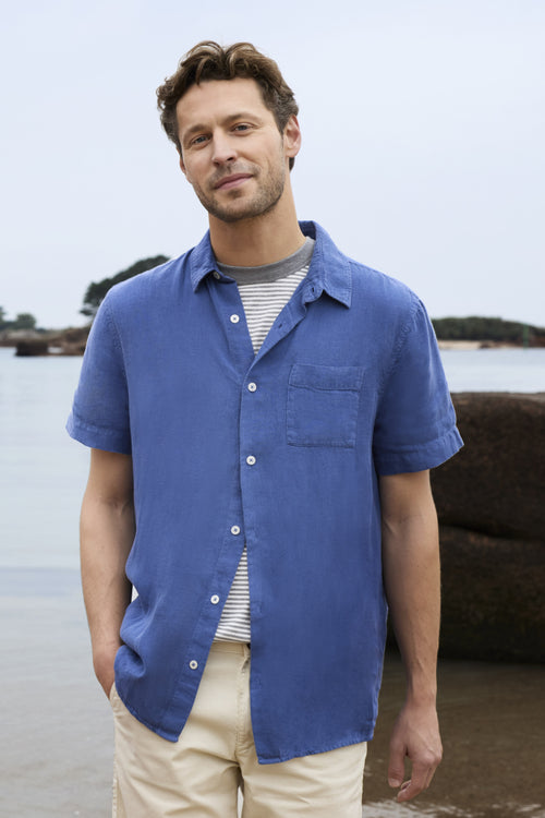 Chemise manches courtes - lin - Armor-lux - 2