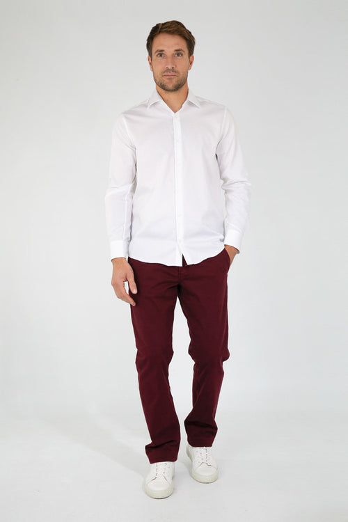 Chemise unie coupe droite - coton - Armor-lux - 5