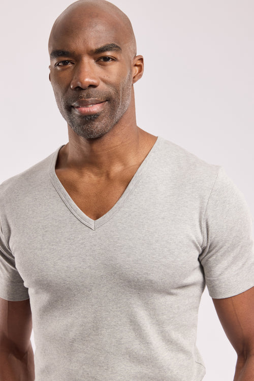 T-shirt col V - coton - Armor-lux - 2