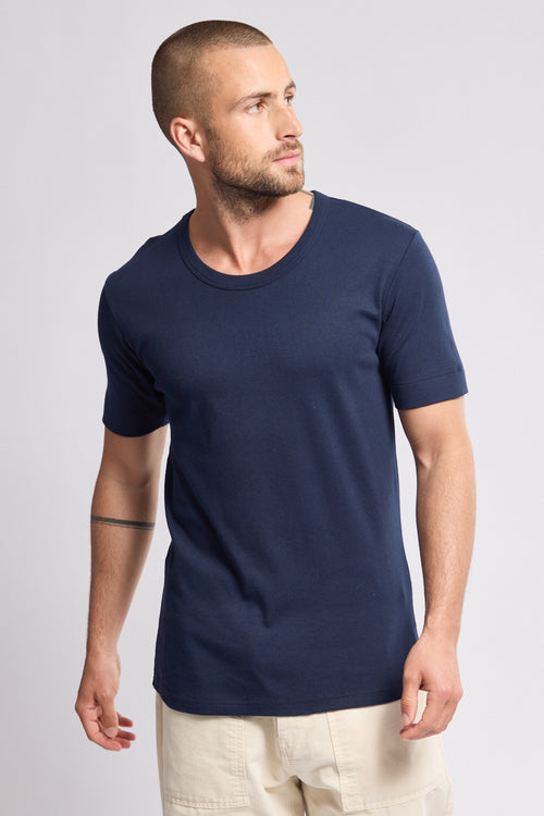 T-shirt col ras du cou - coton épais - Armor-lux - 1