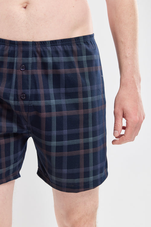 Micro-patterned boxer shorts - cotton - Armor-lux - 2