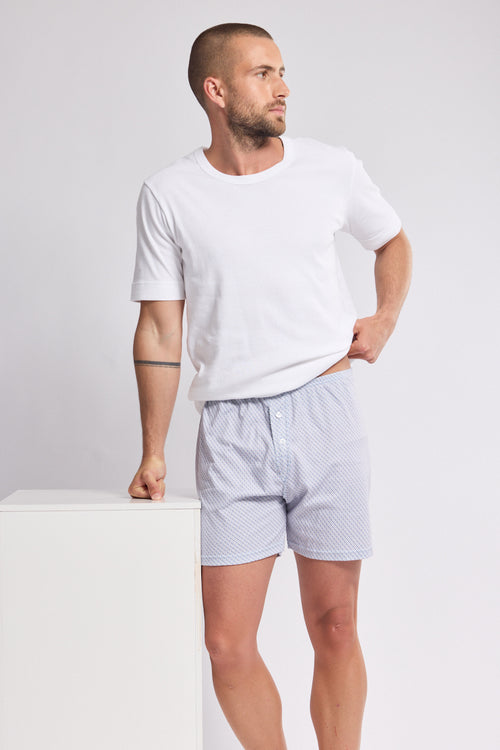 Printed boxer shorts - cotton - Armor-lux - 1